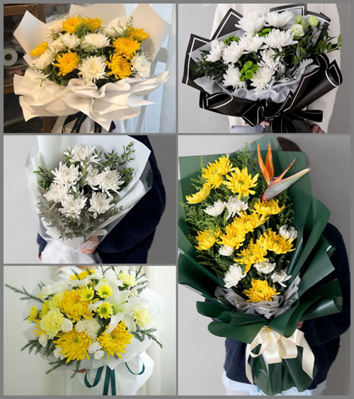 河南郑州新密市岳村镇司家门村白事花束代送